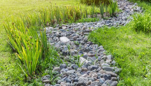 River Rock Garden Installation in Post Falls
