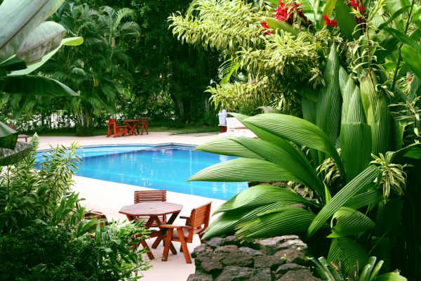 Pool Area Landscaping in Post Falls