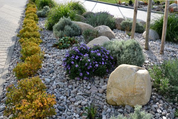 Decorative Rock Installation in Post Falls